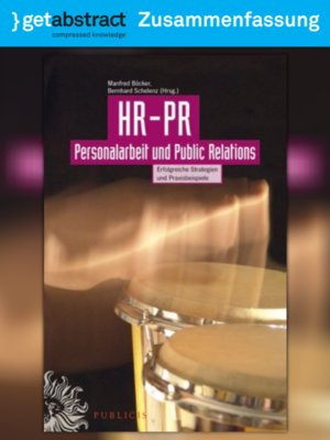 cover image of HR-PR: Personalarbeit und Public Relations (Zusammenfassung)